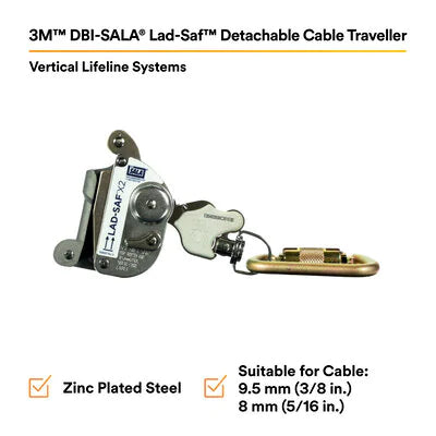 Lad-Saf™ Detachable Cable Traveller - עכבר כבל נתיק