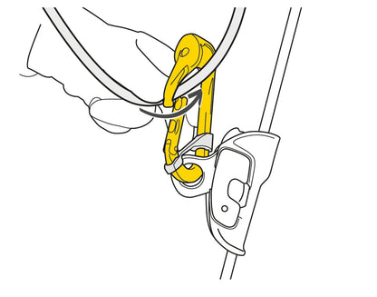 ROLLCLIP A - טבעת נעילה משולשת עם גלגלת